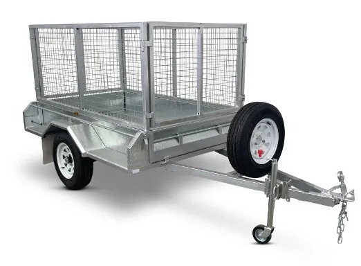 Trailer 6 x 4 Hot Dipped Galvanised Heavy Duty Trailer Spare Wheel Cage 900mm,.-