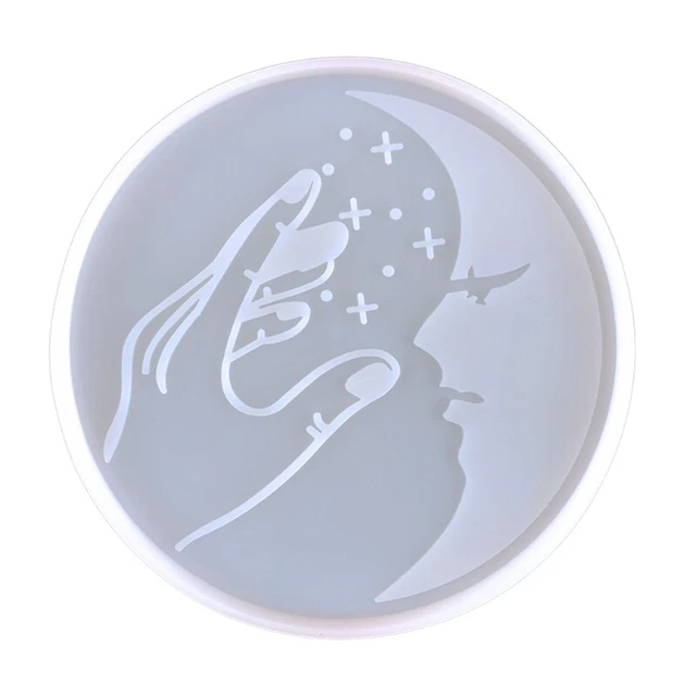 Round Shape Coaster Base Silicone Mold Resin Molds Epoxy DIY Resin Crafts