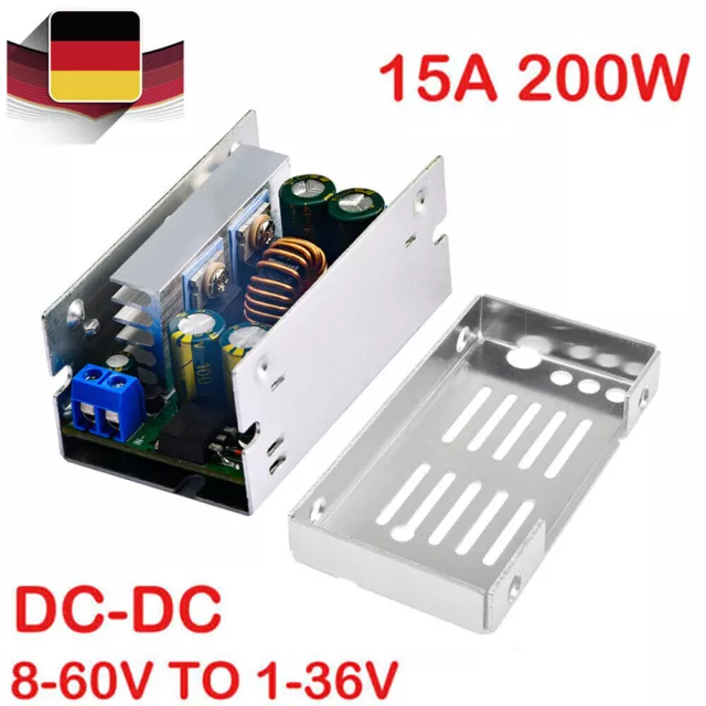 Synchronous Buck Converter Step-down Power Module DC8-60V TO DC1-36V 15A 200W