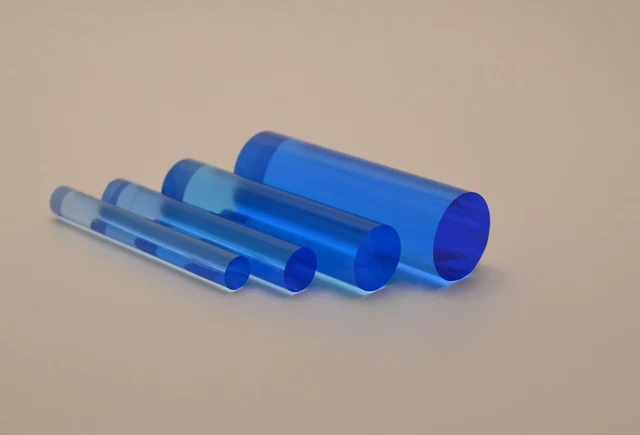Tube Carré Acrylique Transparent LNM - Parfait Pour Bricolage Et Décor (tailles 3/8", 1/2", 3/4")