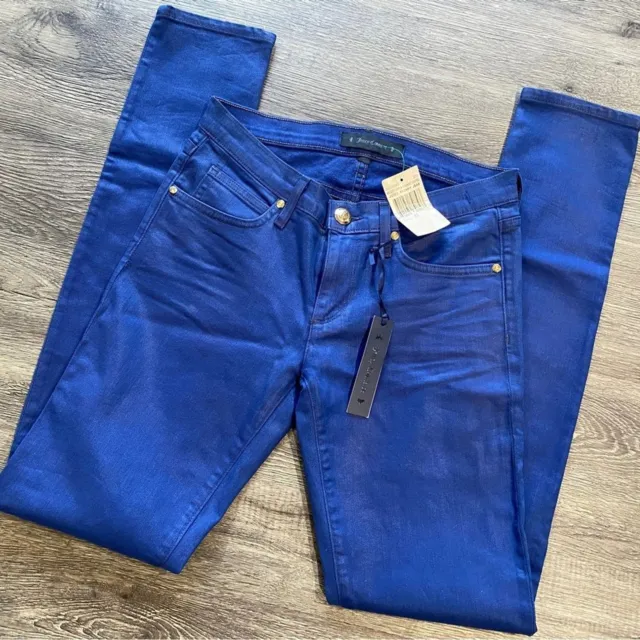 Juicy Couture Pigment Coated Jeans Skinny y2k blue pants lapis vintage