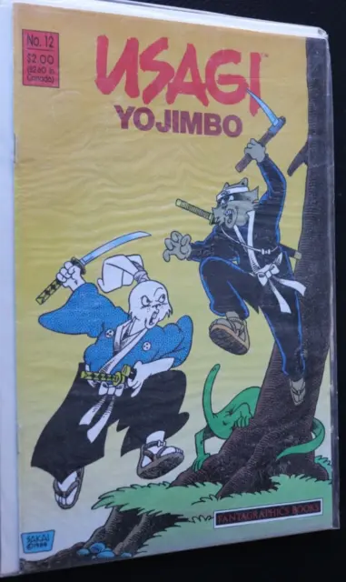 Usagi Yojimbo 4 Stan Sakai Fantagraphics Books 1987 VF combine ship
