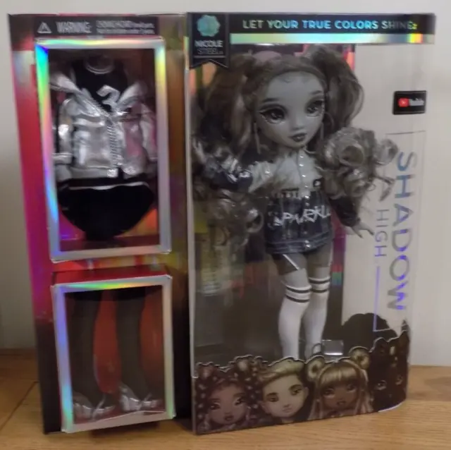 Poupée Rainbow High - Shadow High Doll Série 1 Nicole Steel - Collector NEUF