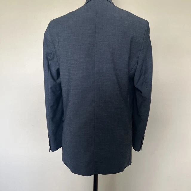 Giacca abito normale blu Calvin Klein 3 pezzi S18 e pantaloni e camicia S16 4