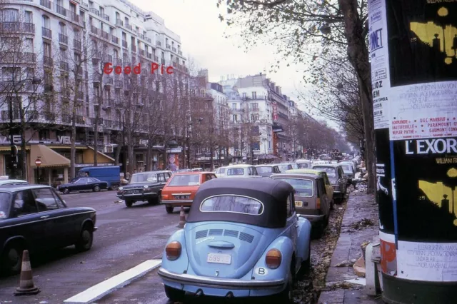 #SLP- ee Vintage 35mm Slide Photo-Paris France Street Scene-Good Shot- 1974
