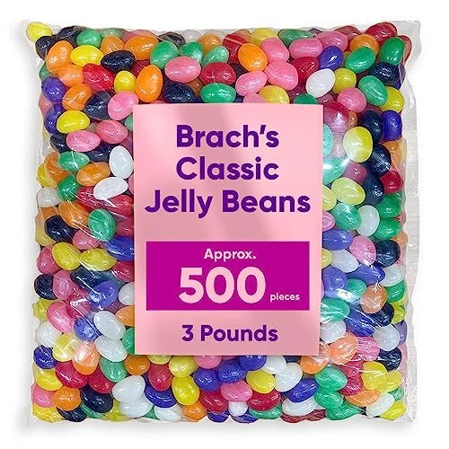 BRACHS CLASSIC JELLY Beans 3 Pound Bulk Bag Of Jelly Beans Candy