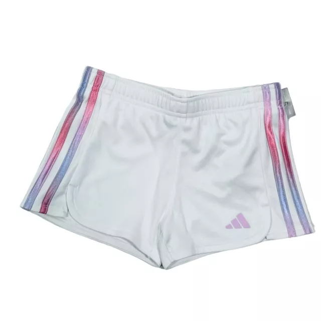 Adidas Gradient 3s Pacer Lined Mesh Short Girls Size 6 Multiple Colors