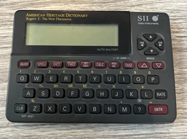 Seiko Instruments SII WP-5501 Handheld Roget's American Heritage Dictionary