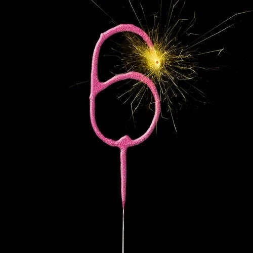 Brillo sin mano rosa número 6 17 cm
