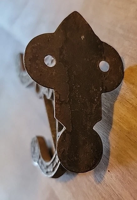 Beautiful Vintage Antique Eastlake Cast Iron Coathook Coat Hook Awesome Patina! 4