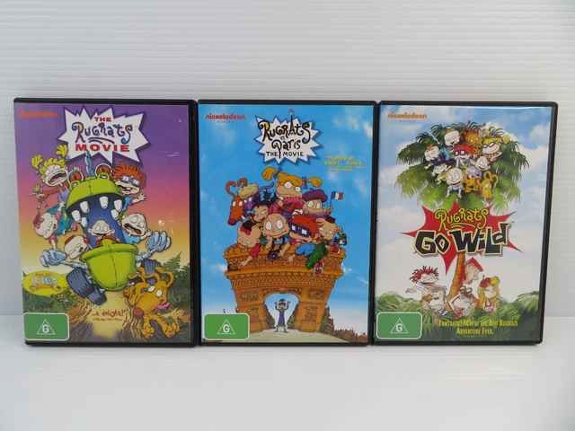 THE RUGRATS MOVIE/RUGRATS In Paris/Rugrats Go Wild 3 Movie Set-DVD