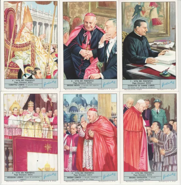 Figurine Liebig - Papa Giovanni XXIII - Sanguinetti 1824 (1967)