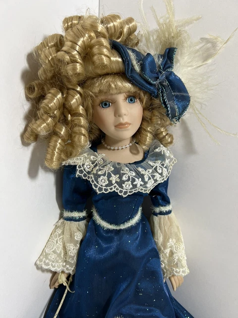 Porcelain DAN-Dee Doll Limited Edition the Collectors Choice 16” With Stand