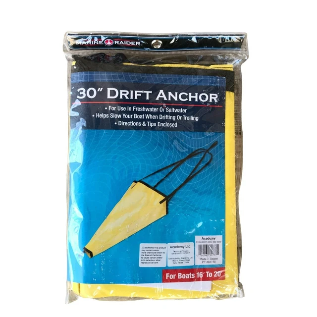 Marine Raider 30” Drift Anchor Boat Drift Sock NEW