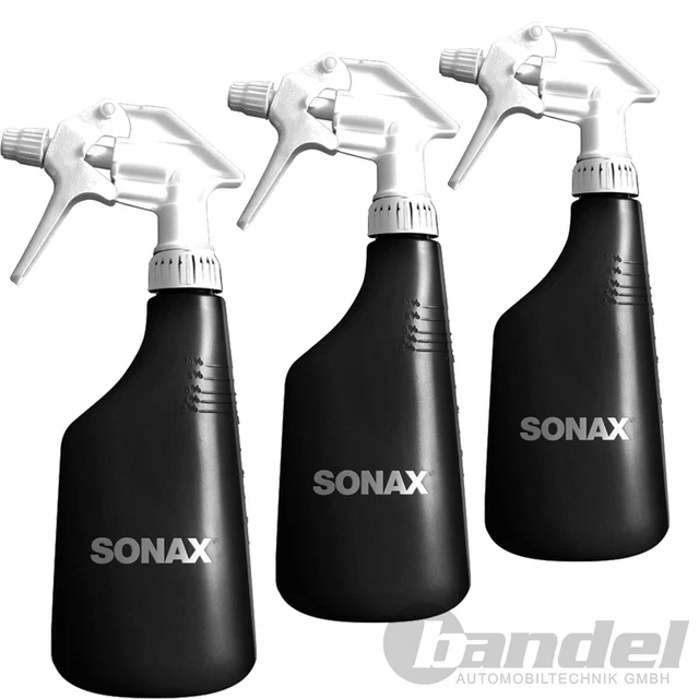 3x SONAX SPRÜHBOY 600ml 04997000 FLACONE SPRAY RICARICABILE BOTTIGLIA UNIVERSALE