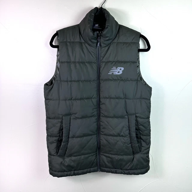 New Balancee Men's Size S Green Puffer Vest