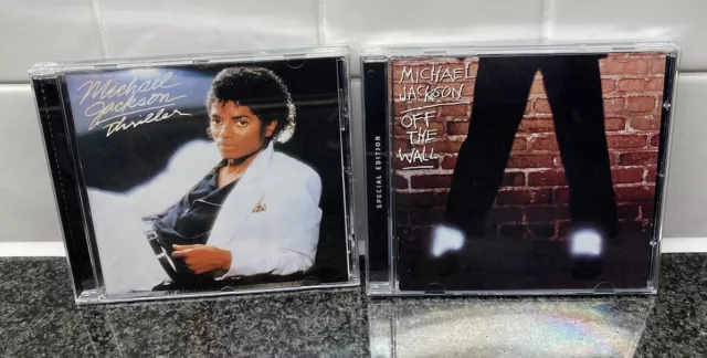 Michael Jackson 2 CD Bundle - Thriller, Off The Wall Great Preowned Condition