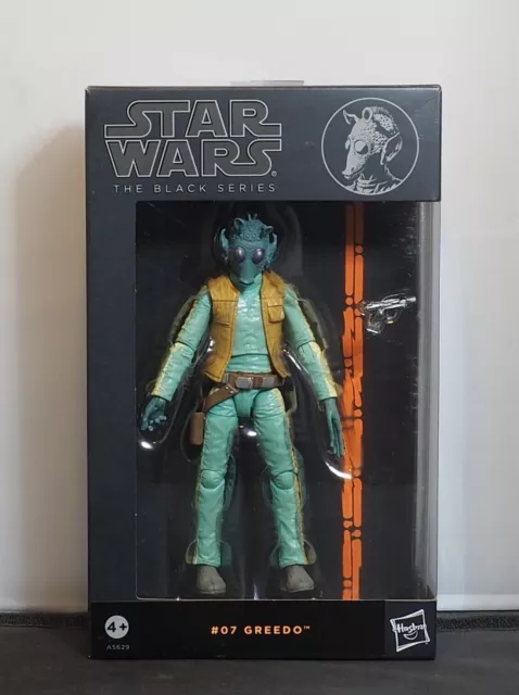 Star Wars Hasbro The Black Series linea arancione 6 pollici - Greedo - NUOVO/IMBALLO ORIGINALE/MISB/RARO