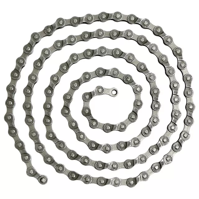 Heavy duty Mountain Road Bike Bicycle Chain 6/7/8 Speed 110 Link Silver