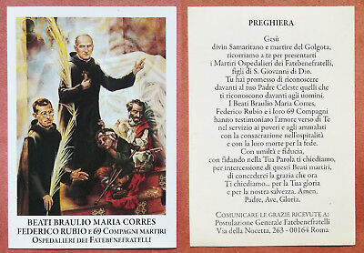 santino-holy card"S.FEDERICO V.M. 
