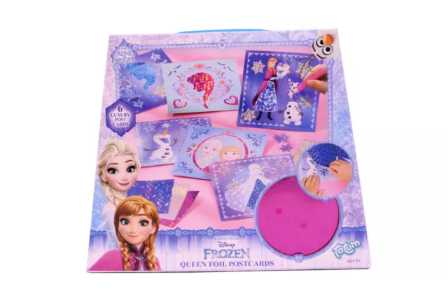 Bastelset Disney Frozen Anna & Elsa Die Eiskönigin 2 Glitzer & Holo Karten Totum