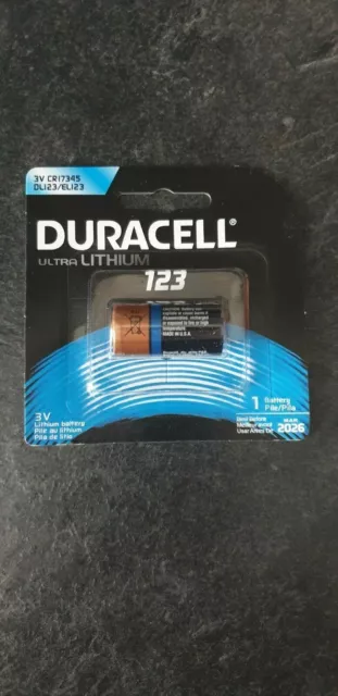 Duracell 123 3V Batterie au Lithium 1X