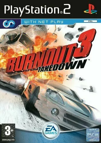 Manuale completo Burnout 3 Takedown Sony PlayStation 2 PS2 in perfette condizioni consegna gratuita
