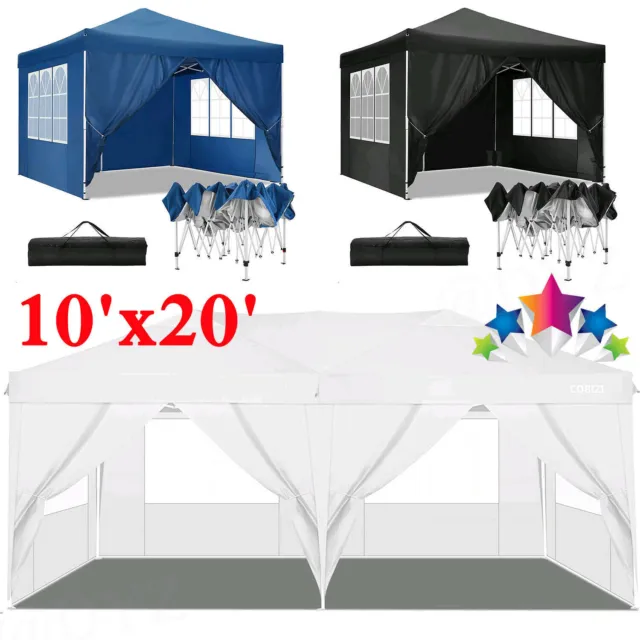 Faltpavillon 3x3/6m Pavillon WASSERDICHT UV Schutz Pop-Up Gartenzelt Dachmaß DHL