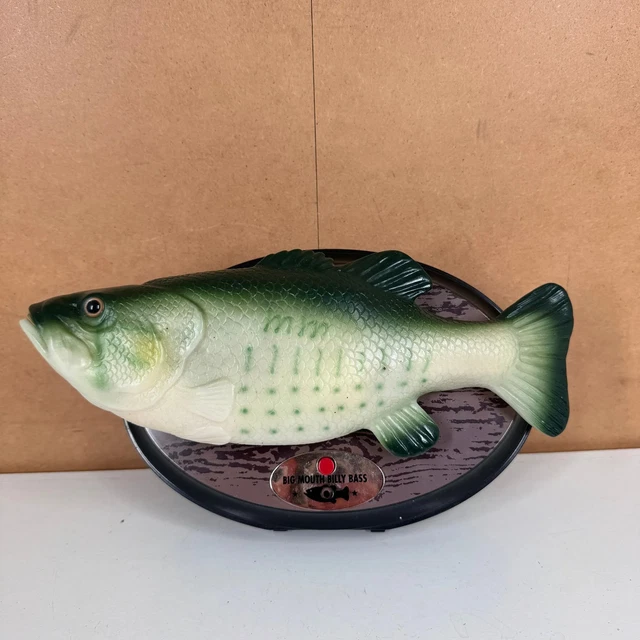 Gemmy Big Mouth Billy Bass poisson chantant testé fonctionne très bien