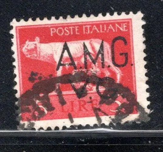 Italy Trieste  Europe  Overprint A.m.g. F.t.t. Stamp  Canceled Used    Lot 1796T