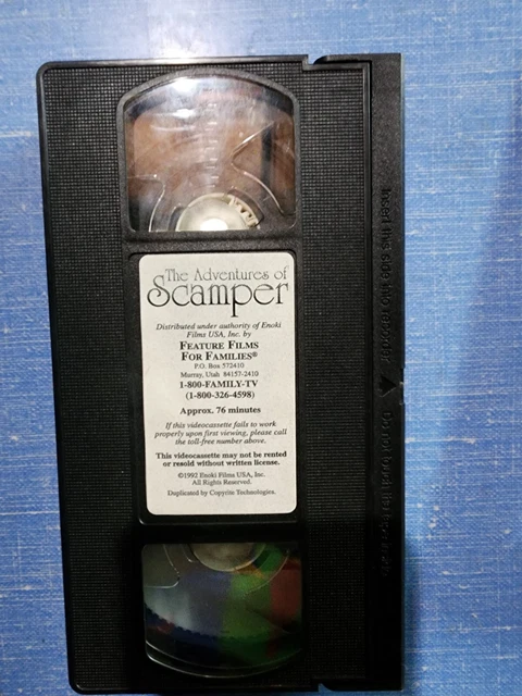 THE ADVENTURES OF Scamper (VHS, 2003) Feature Films For Families £4.96 ...