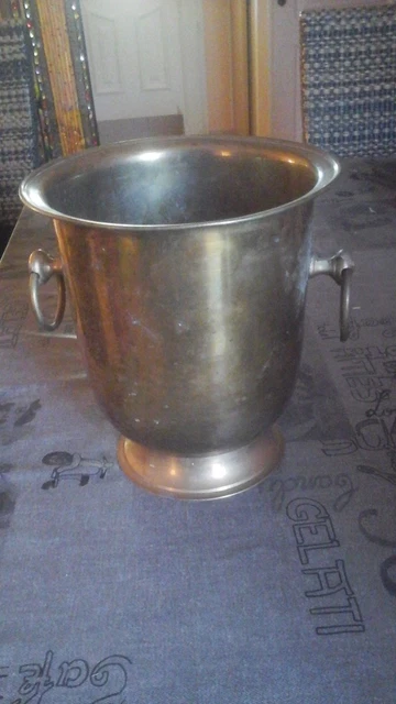 Seau à champagne en aluminium gris Buck House Doctor - 22cm