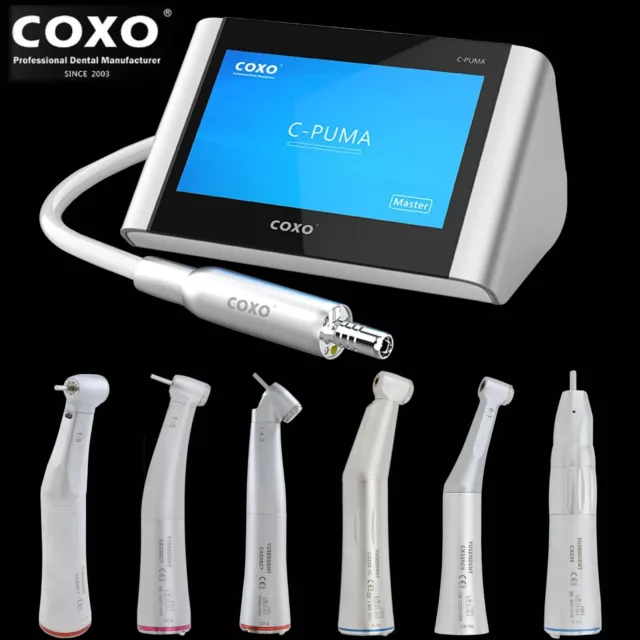 COXO C PUMA Master Dental Electric Endo Motor 1:5 Handpiece 6:1 Contra Angle