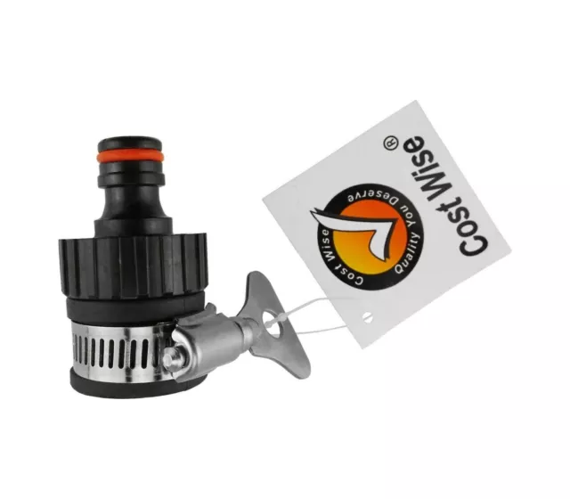 Universal Tap To Hose Pipe Connector Mixer Garden Kitchen Adaptor Tap 22mm-25mm