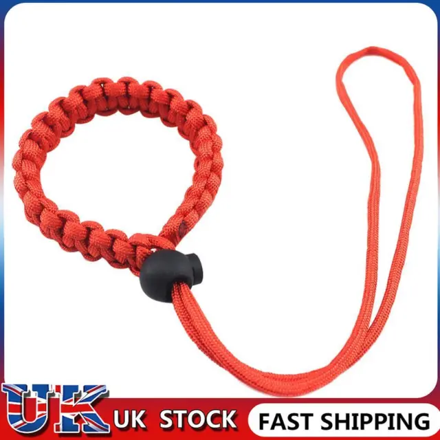 ❀ Nylon Camera Paracord Practical Ropes Men Women Camping Gear (Red)