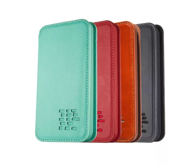 Samsung Galaxy S6 Slim Flip Case - echtes Luxusleder - personalisiert