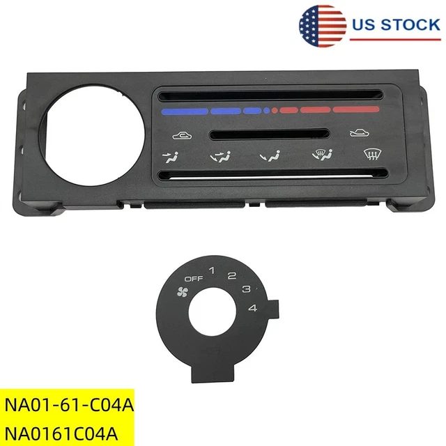 INTERIOR TRIM HEATER AC Control Panel For Mazda Miata 19901997 NA0161