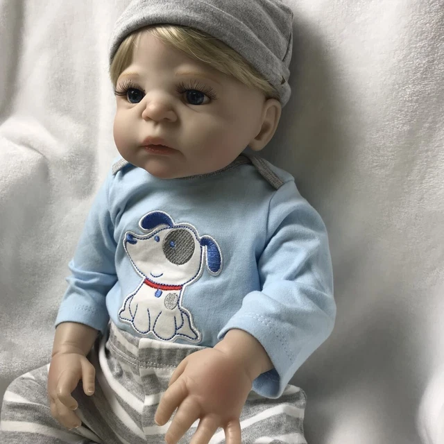 ANATOMICALLY CORRECT BOY Reborn Baby Doll Full Body Soft Vinyl Silicone