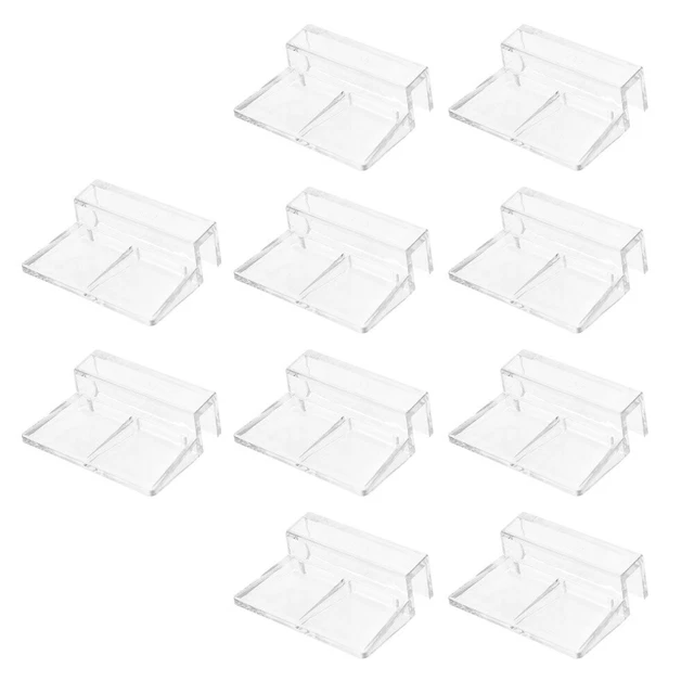 10 Pcs Acrylic Fish Tank Cover Bracket Aquarium Frame Transparent