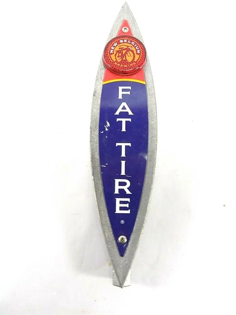 Beer Tap Handle Fat Tire New Belgium Brewing Company Enameled Metal