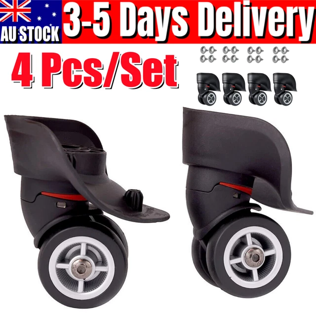 4 Pcs Replacement Luggage Wheel 360 Spare Swivel Suitcase Repairment Wheels HOT