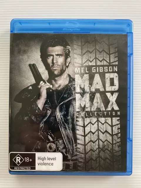 Blu Ray - MAD MAX COLLECTION (1979) Region B - Mel Gibson