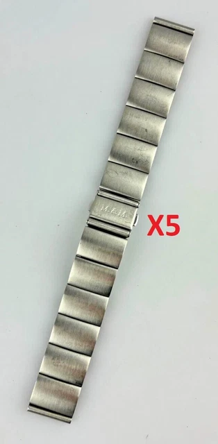 Lot De Fermoirs à Bracelet De Montre Anciens - En Acier Inoxydable, Très Bon état Occasion