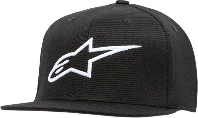 Alpinestars Ageless Flatbill Flexfit Hat Black/White SM/MD