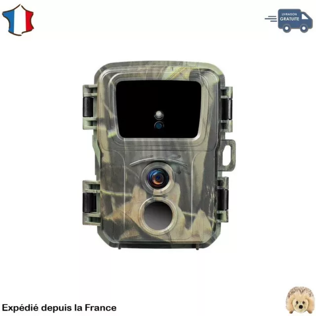 Mini-caméra de chasse de vision nocturne - Full HD 20MP/1080P  - IP65 - 80 FT IR