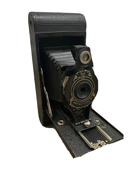 ¡Cámara De Cartucho Plegable Eastman Kodak Ojo De Halcón Modelo B #2A!