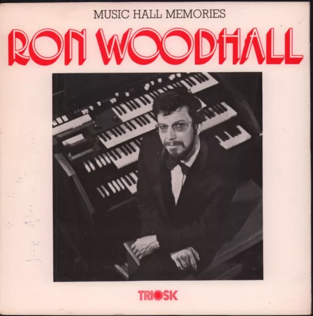 Ron Woodhall Music Hall Memories 7" vinyl UK 1972 pic sleeve has faint writing