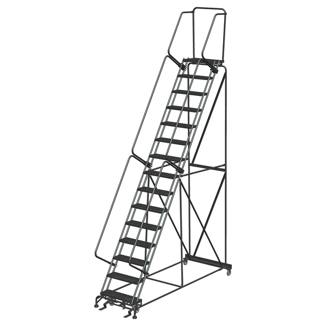 Ballymore Rolling Ladder Overall Height 183 in Steps 15 Cap 450 lb