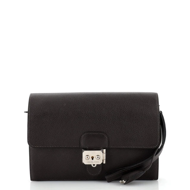 Hermes Jet Clutch Togo Brown