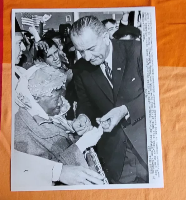 Lyndon B. Johnson President Vintage Original Photo San Francisco Examiner Wow